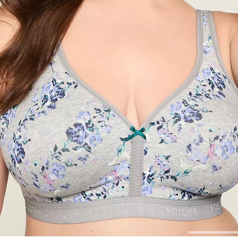 Cacique Taupe and Christmas Bras with Adjustable Straps